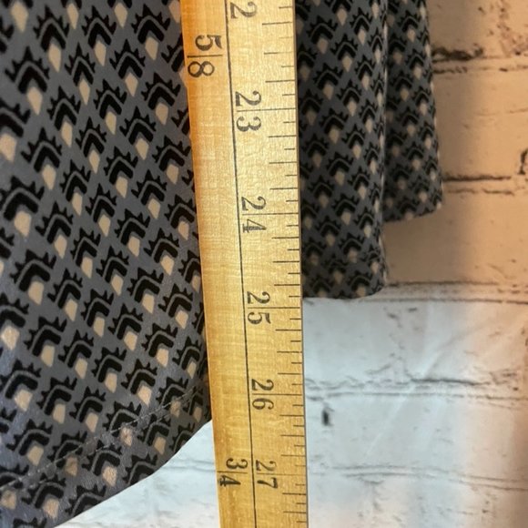 Charter Club Light Blue Patterned Sleeveless Blouse - size Medium - Picture 4 of 7